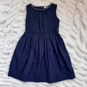 J. Crew Kids Formal Dress in Navy Blue